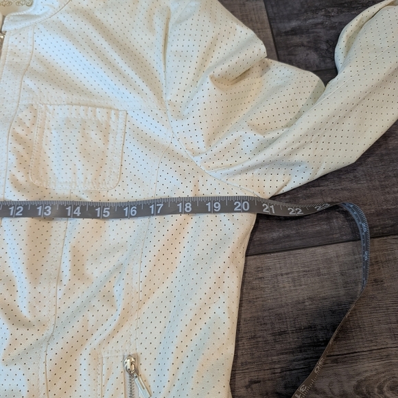 Conrad C White Perforated Jacket Sz. 14 - Picture 13 of 13